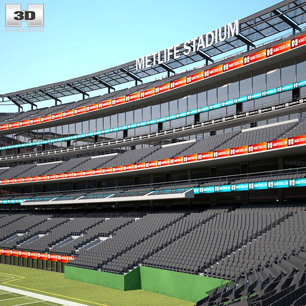 3D model of MetLife Stadium