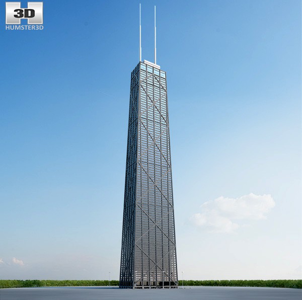 3D model of John Hancock Center