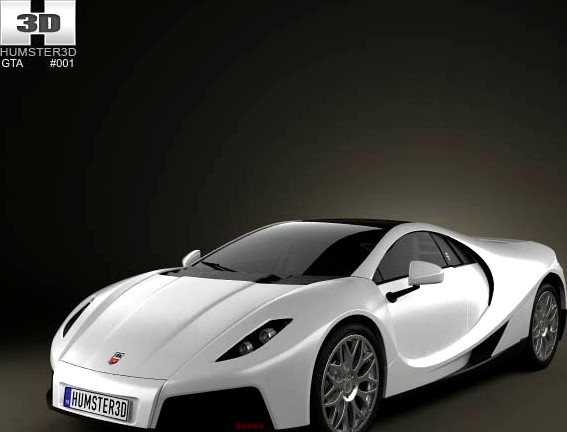 3D model of GTA Spano 2013