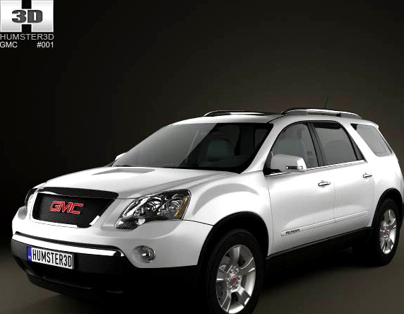 3D model of GMC Acadia 2011