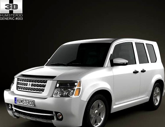 3D model of Generic SUV 2013