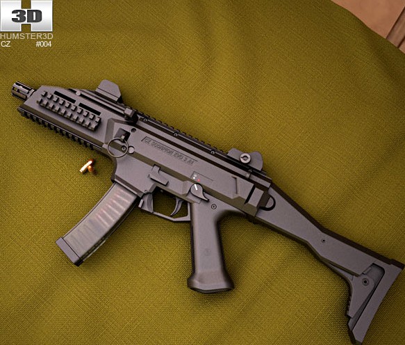 3D model of CZ Scorpion EVO 3