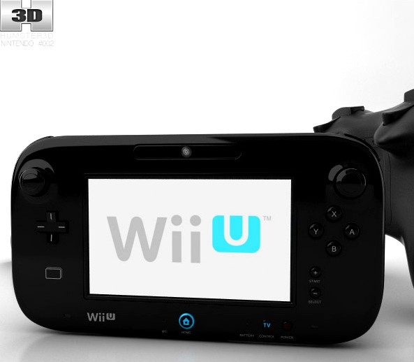 3D model of Nintendo Wii U
