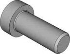 03021455 Hexagon socket head cap screws with low head DIN 7984 M10x25