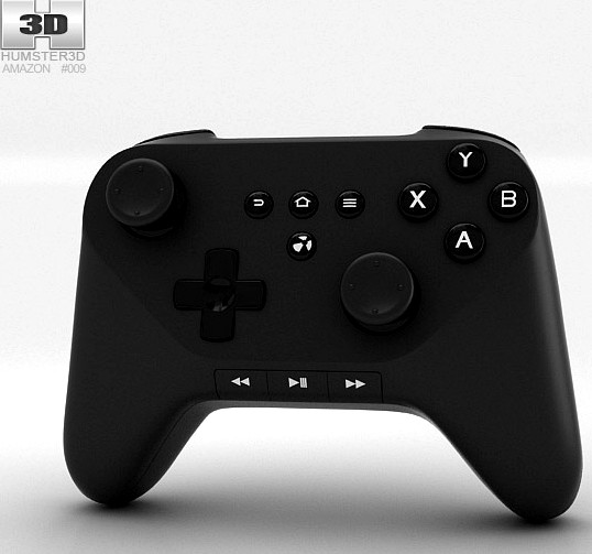 3D model of Amazon Fire Game Controller