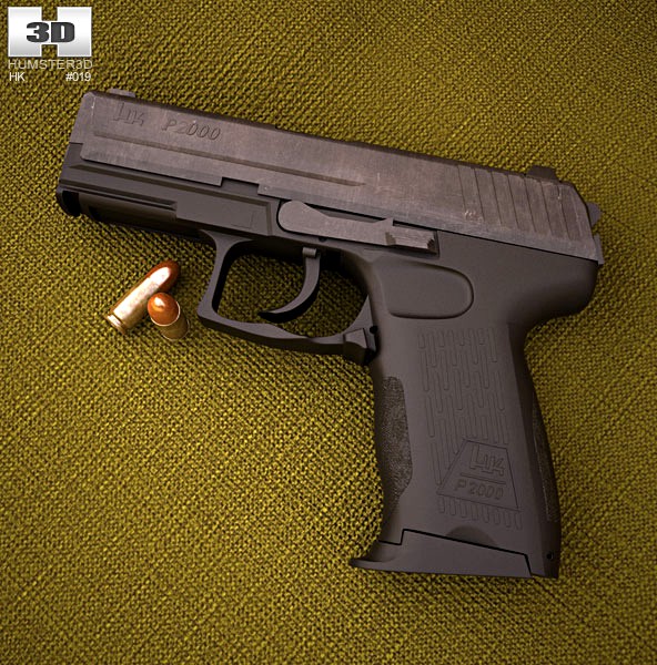 3D model of Heckler &amp; Koch P2000