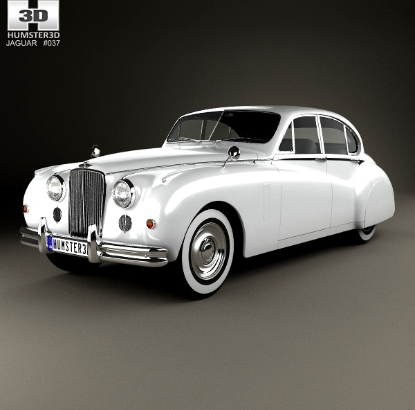 3D model of Jaguar Mark VII 1951