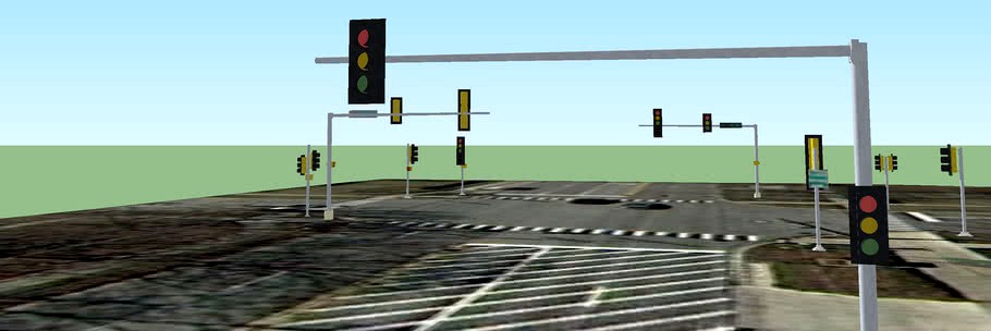 Cermak Road and Mayfair Avenue Mast Arm Traffic Signals