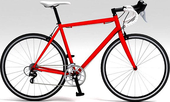 Road bike 3D Model