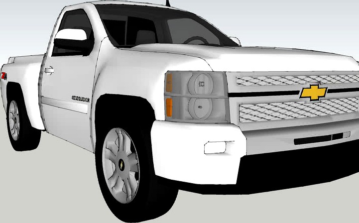 2012 Chevrolet Silverado 5.3 Z71 (Stepside concept)