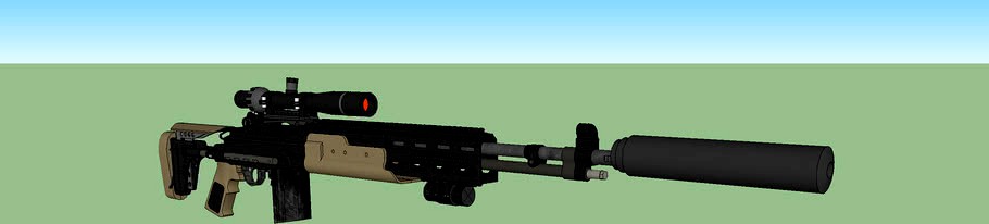MK14 enhanced battle rifle MW3
