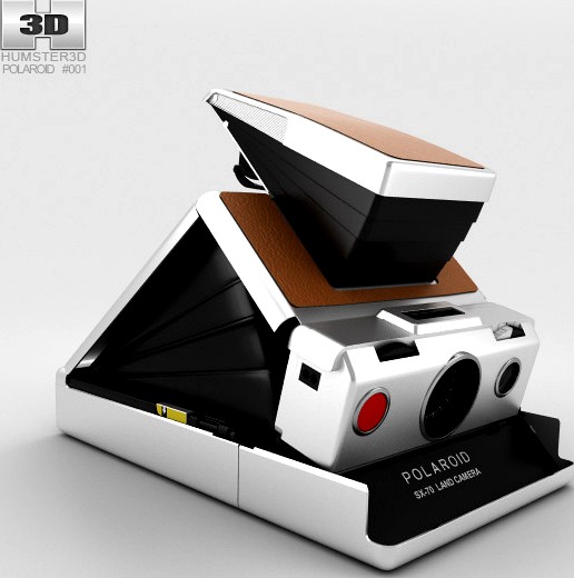 3D model of Polaroid SX-70