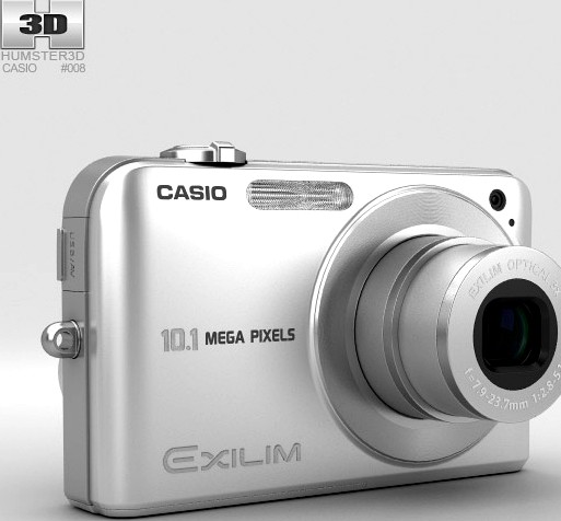 3D model of Casio Exilim EX- Z1050 Silver