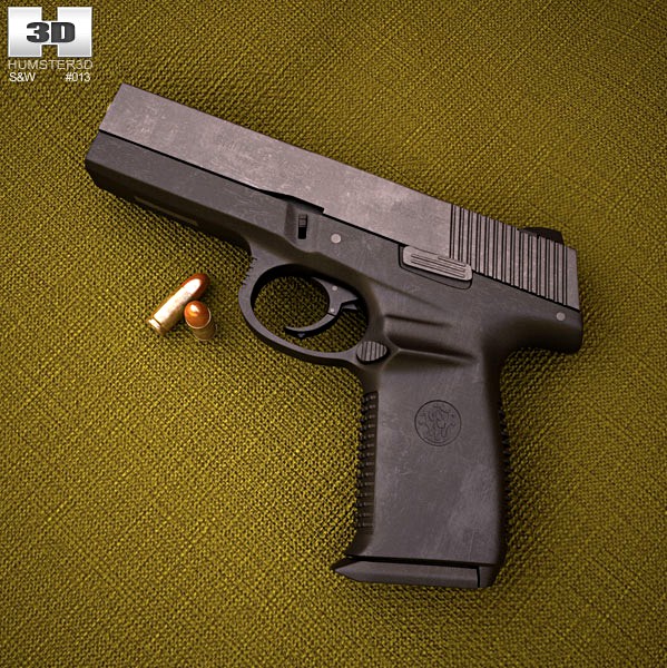 3D model of Smith &amp; Wesson Sigma 9F