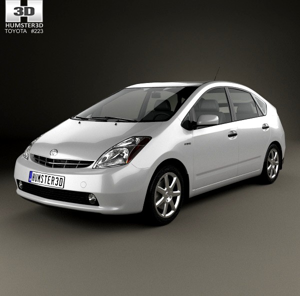 3D model of Toyota Prius (NHW20) 2003