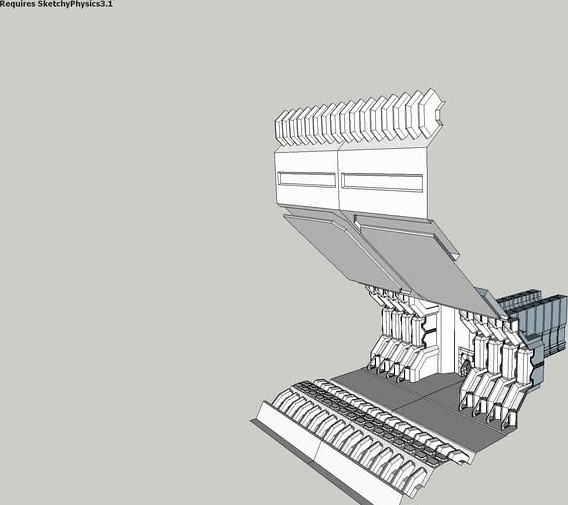 Halo / Foreunner Ark themed sturucture