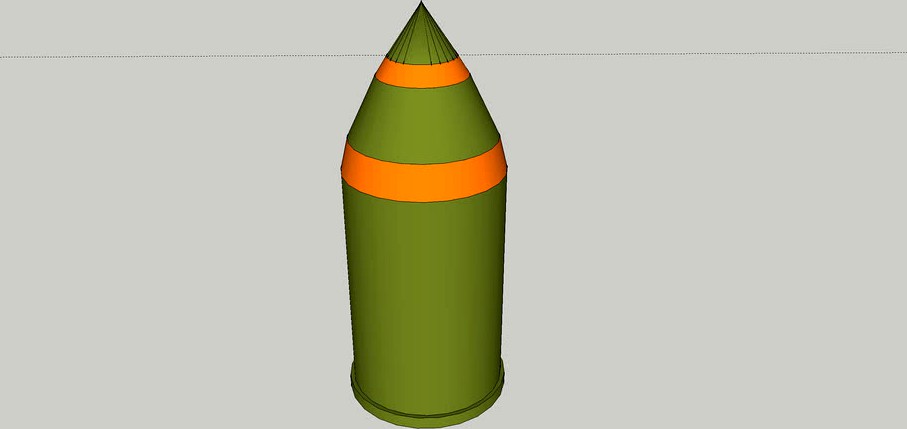 KV-2 152mm high explosive projectile