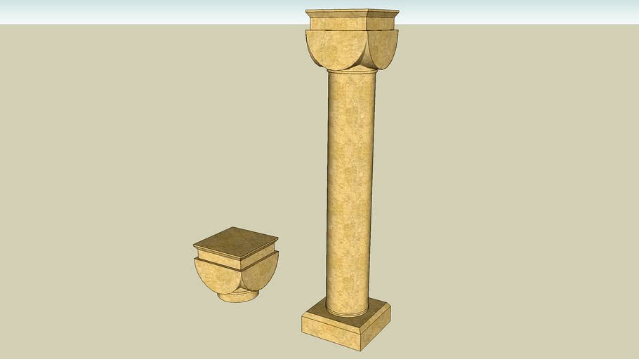 Romanesque column