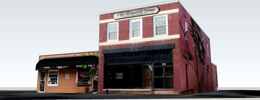 Dispatch News Building and Lexington Jewelry Downtown Block