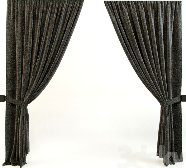 Curtains with garter