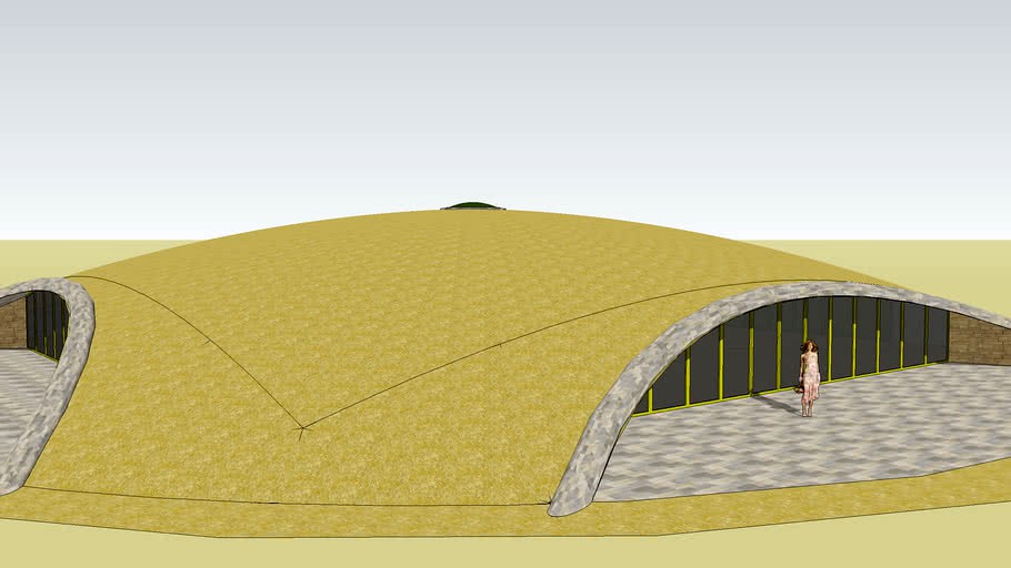 Underground House03 3d model