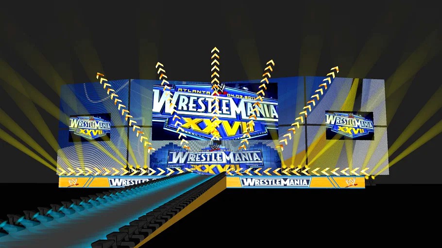 WWE WrestleMania 27 HD Stage Concept #4