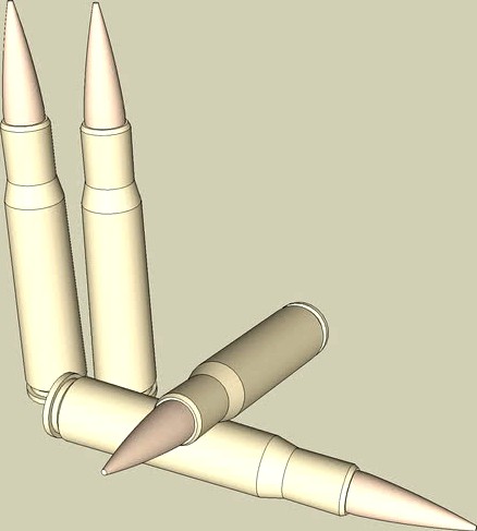 .338 Lapua Magnum Bullet