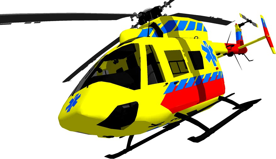 MBB BK-117 Rescue copter