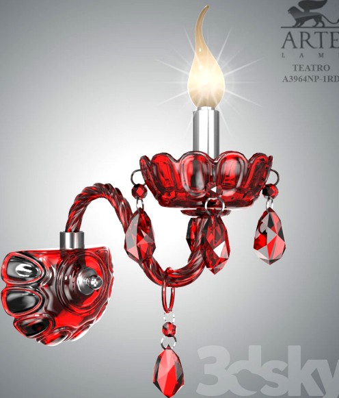 Bra TEATRO ARTE Lamp A3964AP-1RD