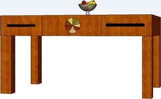 table with fruit