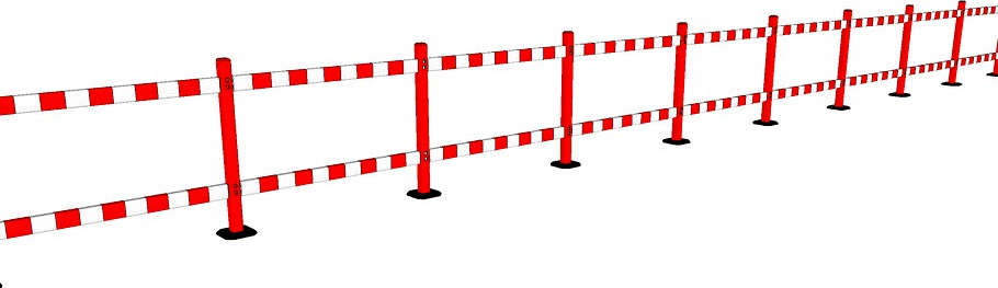 roadworks barrier