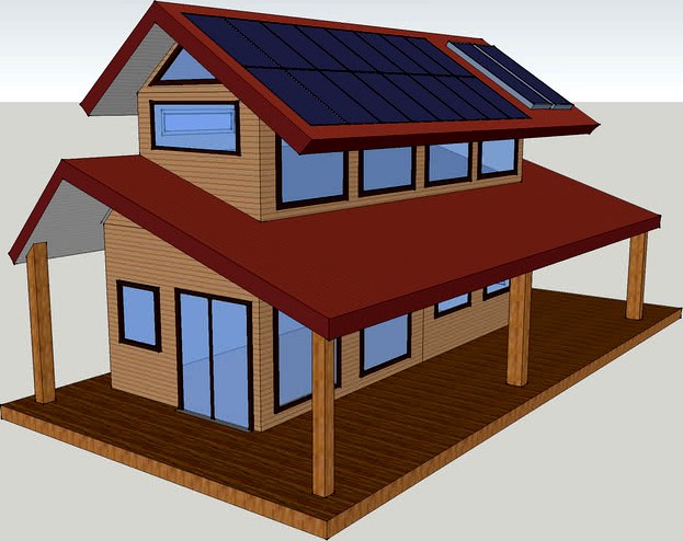 Yooper Passive Solar Home