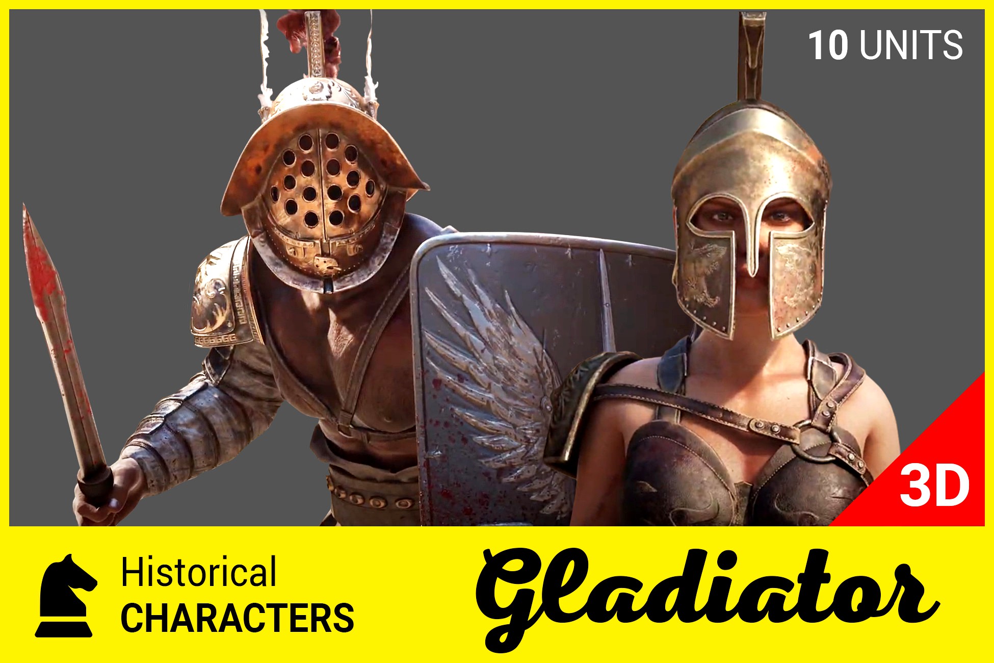 Gladiators characters 10+ pack