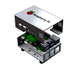 Raspberry Pi 4B Sheet-metal Case Design