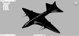 Stealth Ramjet aircraft with lockheed and northrop livery
