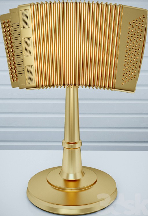 Gold accordion