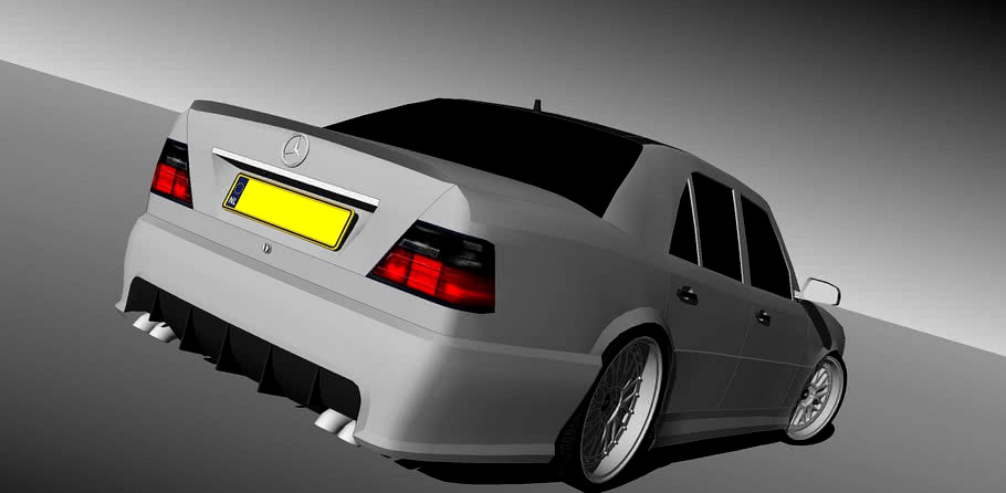 Tuned Mercedes-Benz 250D (W124)