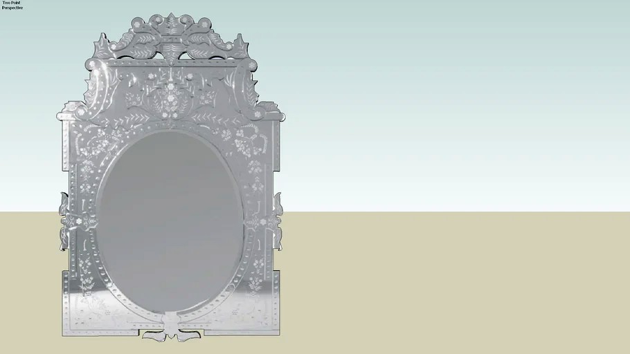 73355 Mirror Romantico 183x122 (Spiegel Romantico 183x122)