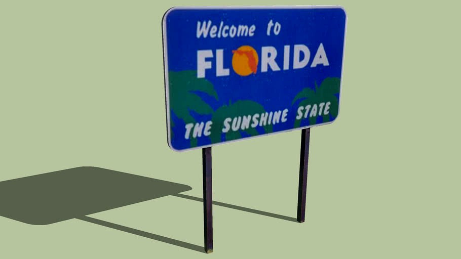 Welcome Sign Florida