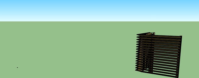 Roof Equipment Screen Model V6JN by Architectural Louvers
