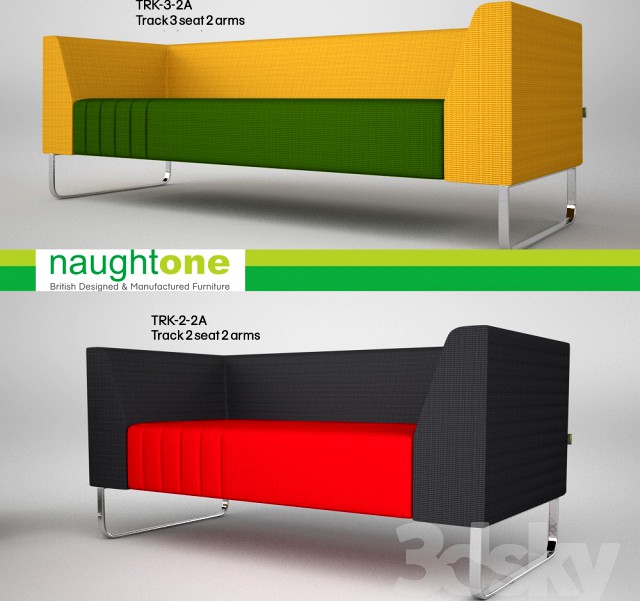 Naughtone Track Sofa / TRK-2-2A &amp;amp; TRK-3-2A