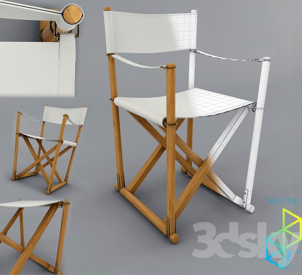 Folding chair by  Carl Hansen &amp; Søn