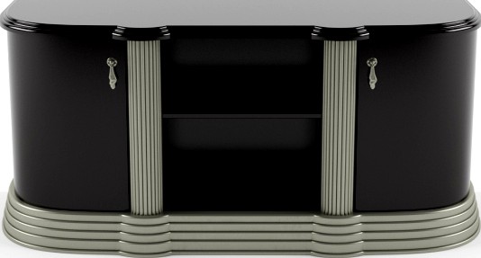 Tumba Barocco Black Mini TV Cabinet