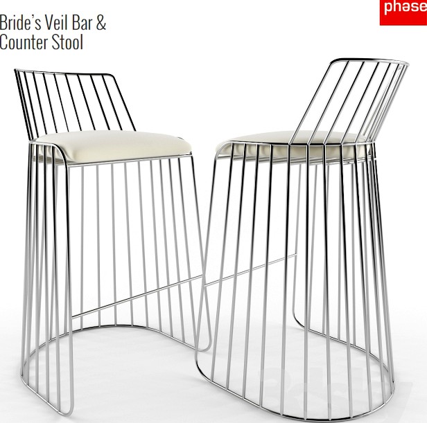 Bride&amp;#39;s Veil Bar &amp;amp; Counter Stool