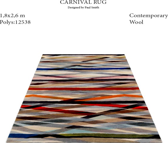 Carnival rug by Paul Smith