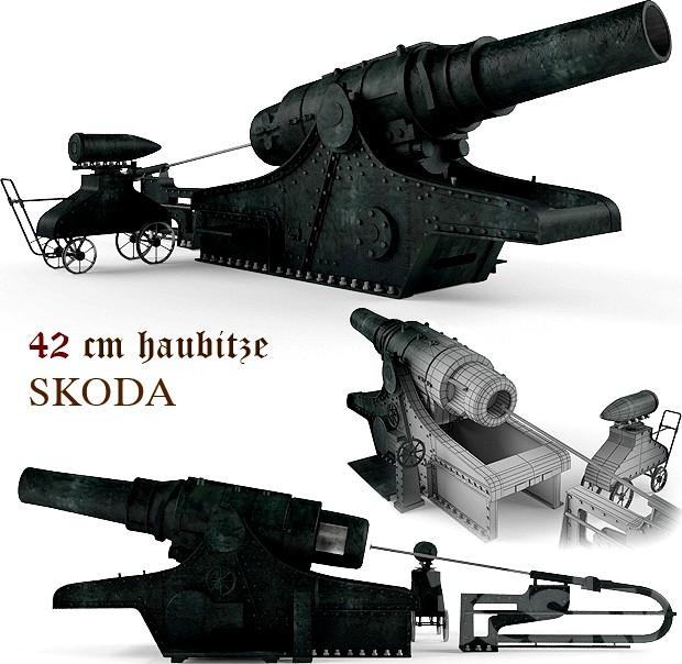 42-cm howitzer m. 17 Skoda
