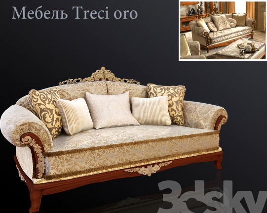 Sofa Treci oro