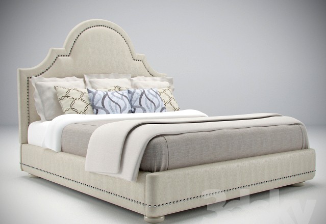 Margaux Upholstered Bed 6/6 King