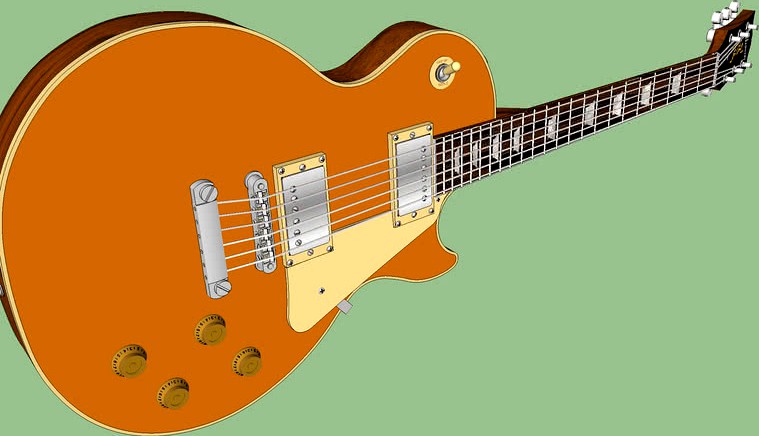 The Edge Goldtop Les Paul 1956 - U2 tribute