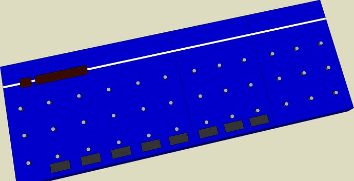 MIDI Effects Rack Controller- blue